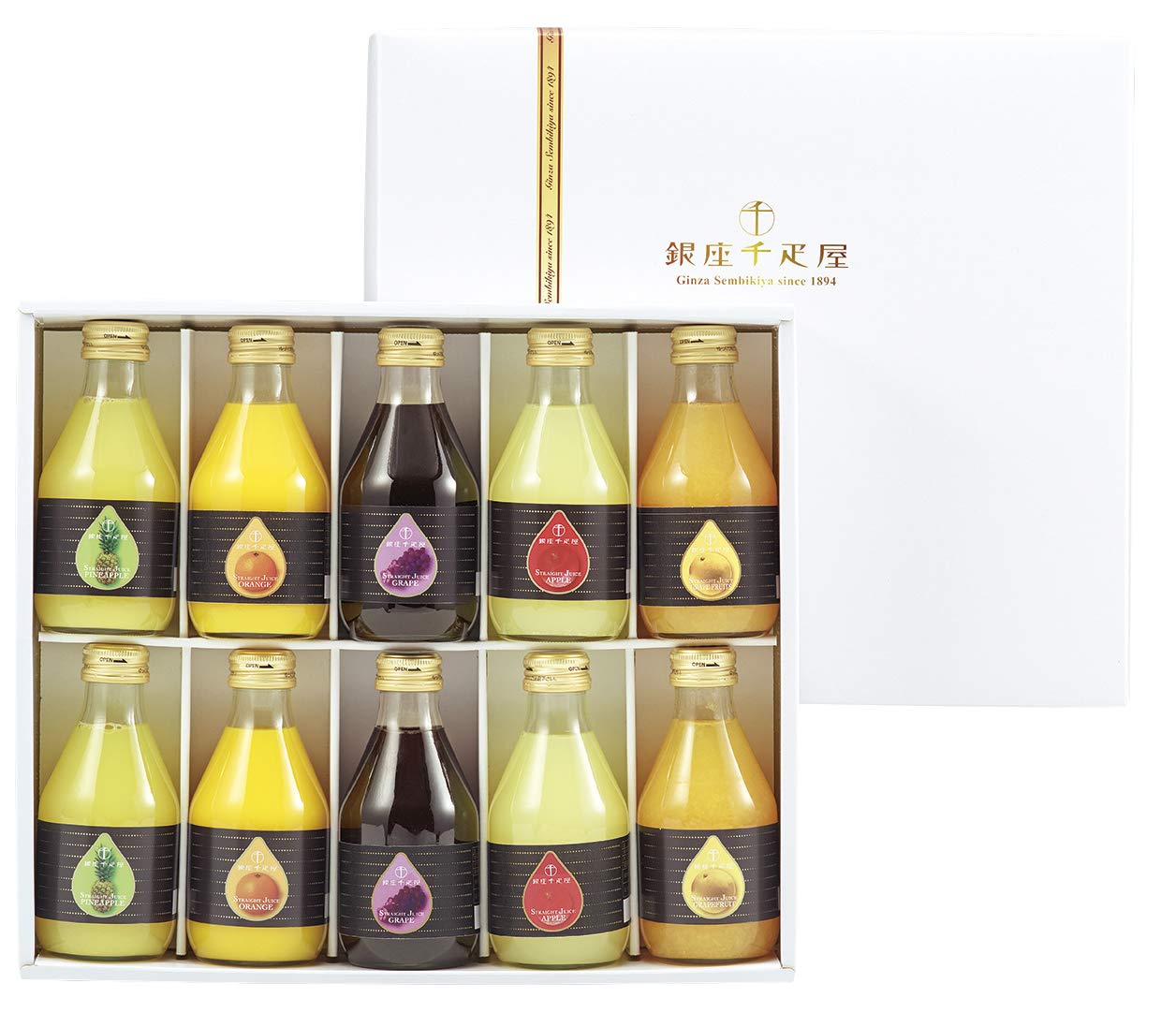 

Ginza Sembikiya Ginza Straight Juice B (10 bottles) Gift Juice Fruit Juice Assortment