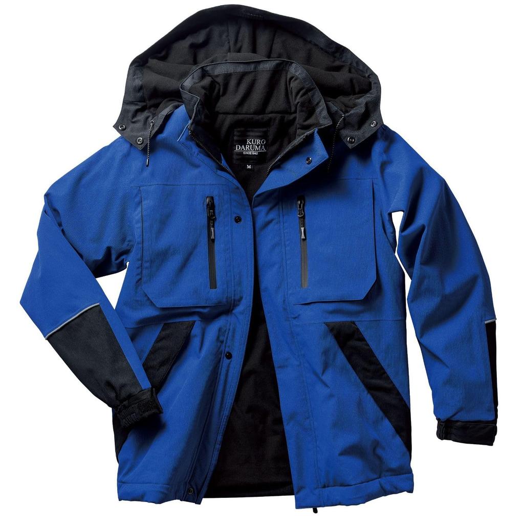 KURODARUMA Waterproof and Cold Weather Jacket for Autumn and 54390 10 5L Winter, Blue,