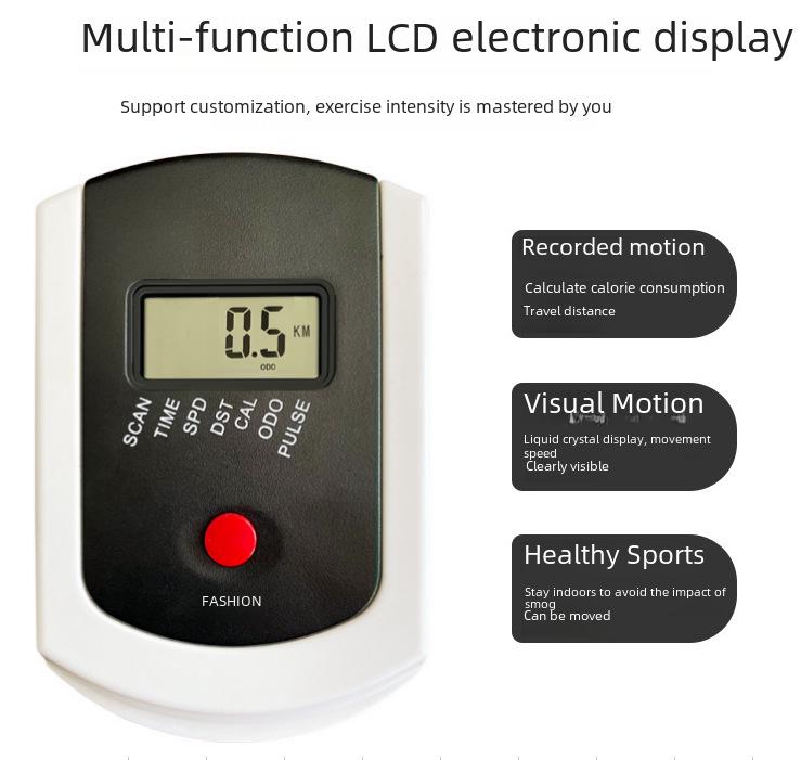 Dynamisches Fitnessrad Elektronische Herzfrequenz- & Geschwindigkeitsanzeige