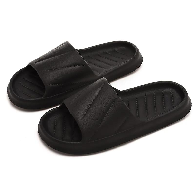 Fashion Shoes for Women Indoor Non-slip Slippers Men Couple Home Slides EVA Soft Sole Light Weight Summer Leisure Shoes Slippers Women
