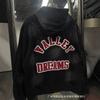 Premium Streetwear Hoodie With Rhinestone Embellishment Oversized Zip-Up Sweatshirt Men Cotton Blend Loose Fit