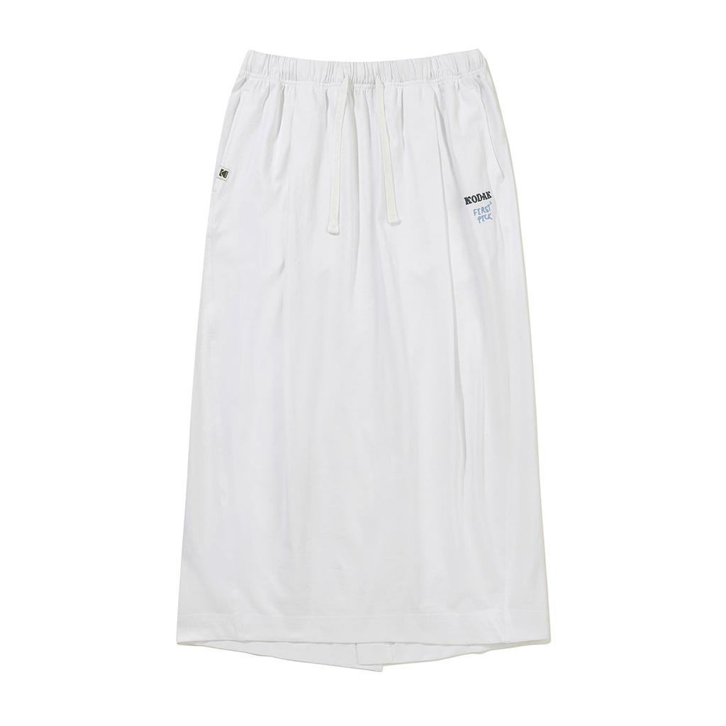 Kodak Washed Cotton Elastic Skirt Ivory