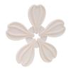 DYS Petal Shaped Coaster, Heat Resistant Silicone Mat, Non-Slip Dishwasher Safe Pot for Kitchen Dining Room
