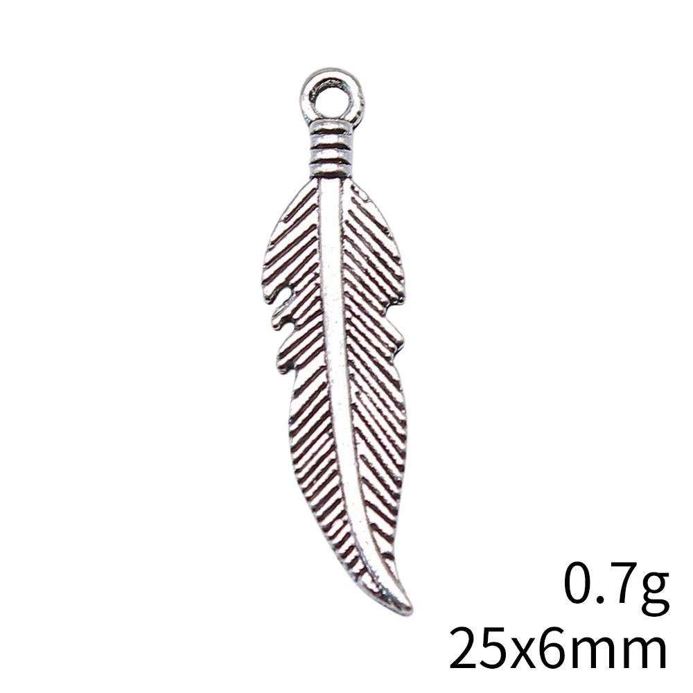 NewArrivals Charms Jewerly Making Feathers Leaf Charms Pendant Ornaments For Home Car Pendant
