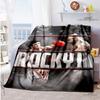 The Champion of Boxing 3D Printed Blanket Rock-y Character Blanket for Fans Bedding Bedspread Sofa Air Condition Warming Cover
