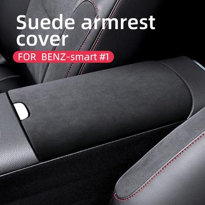 Italy Super Suede Car Center Console Armrest Cover for Mercedes Benz SMART Fortwo 1 BRABUS 1 2025 2025 2025 2025 Accessories