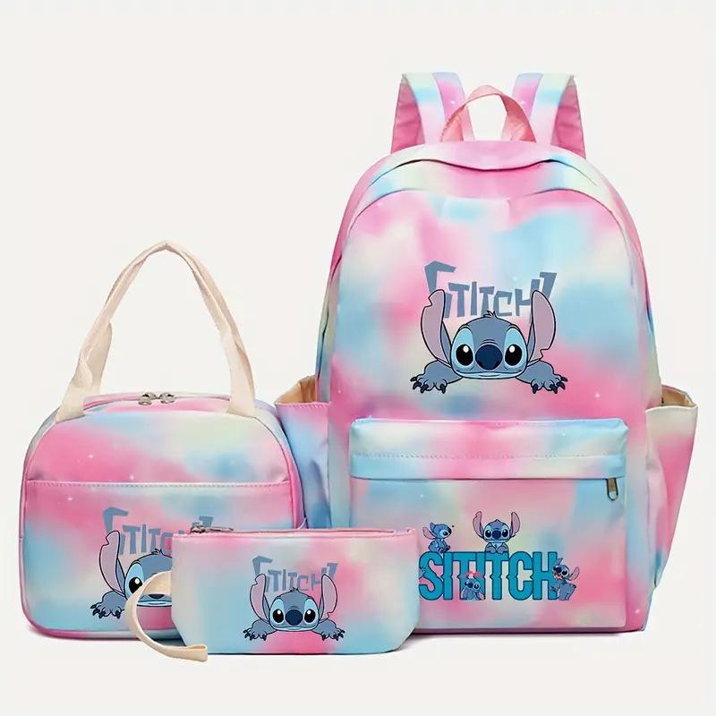 Student Schoolbag Three-Piece Set, Wear-Resistant And Breathable Large-Capacity Backpack, Youth Travel Backpack, Computer Bag