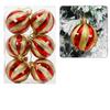 6Pcs/Set Gift Xmas Tree Decoration 6cm Christmas Spheres Pendant  Party Decoration