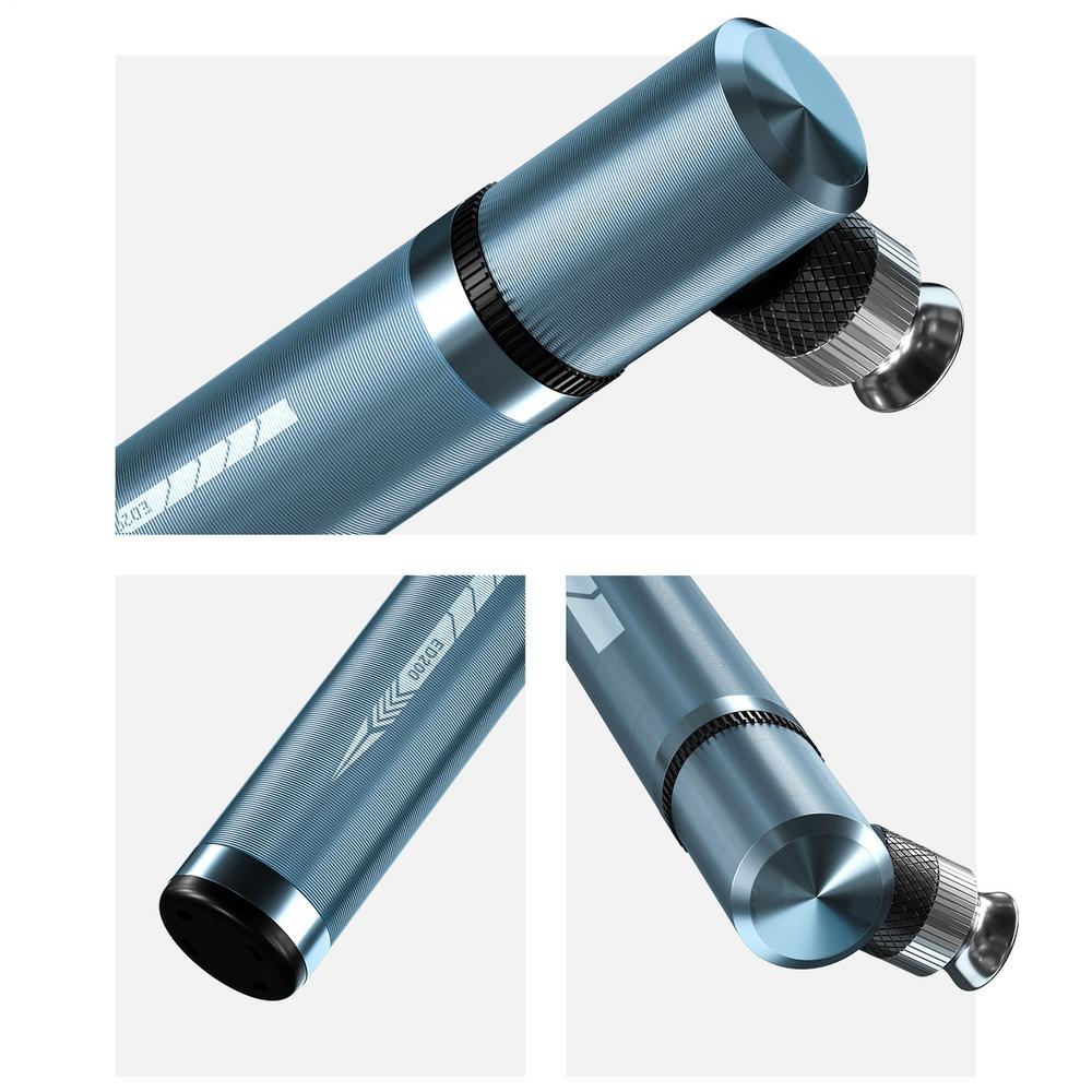 New Bike Air Pump Portable Bicycle Tire Pump America And French Schrader Valve Lightweight For Swimming Ring Football Basketball