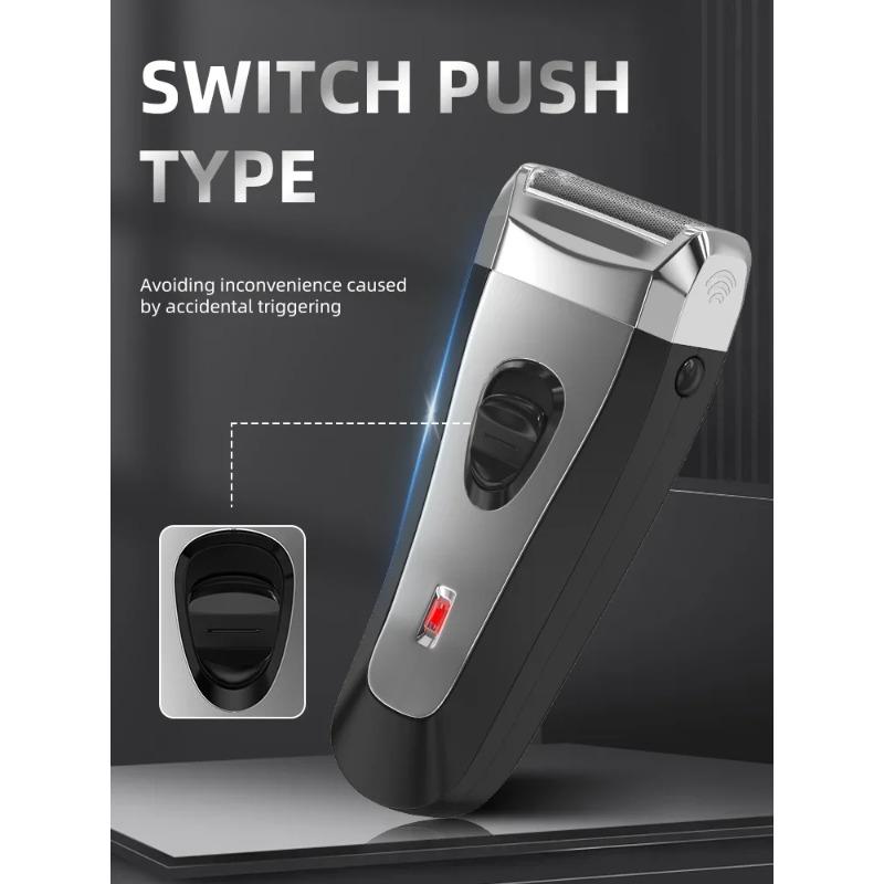 Waterproof Reciprocating Cordless Razor USB Rechargeable Shaving Machine Barber Trimmer Electric Shaver For Men