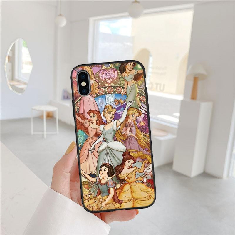 CJ42 Disney Princess Phone Case for Samsung Galaxy M06 M15 M16 M35 M55 M56 A36 A42 A50 A50S A51 A52 A32 A33 A05 A05S A06 A16 A20