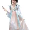 Girls' 2025 Summer Hanfu Fairy Princess Dress – Ancient-Style Ruqun Tang Suit for Little Girls