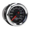 52mm Öldruckanzeige 12V 0‑100PSI Hohe Genauigkeit Öldruckmesser Mit Schrittmotor für Auto Wohnmobil Yacht