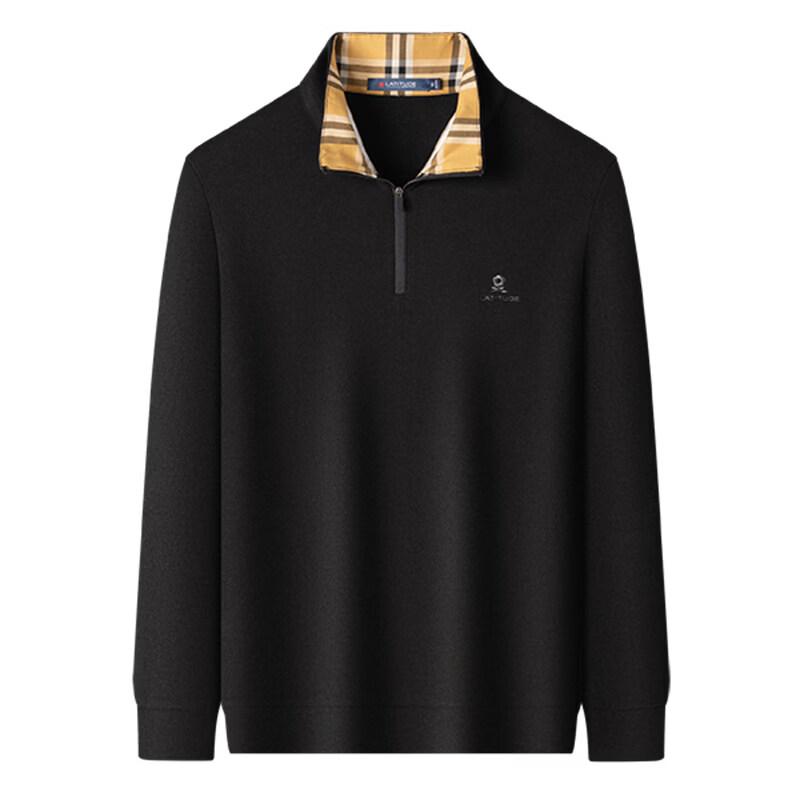 Montagut Men's Double-Sided Fleece & Wool Blend Sweatshirt