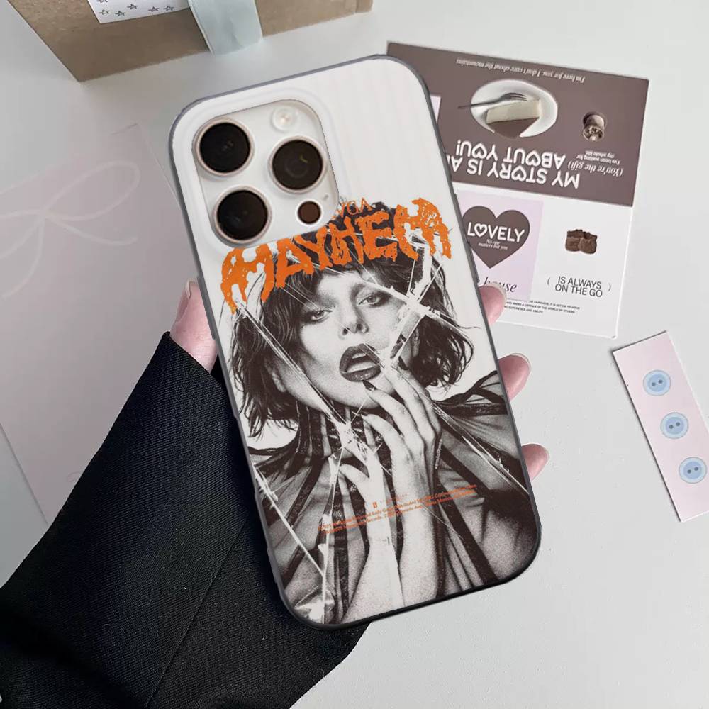 

Lady Gaga Ablums Phone Case For IPhone 17 16 15 11 12 13 14 Pro Max Soft Corrugated Silicone Cover Case iPhone 13pro max