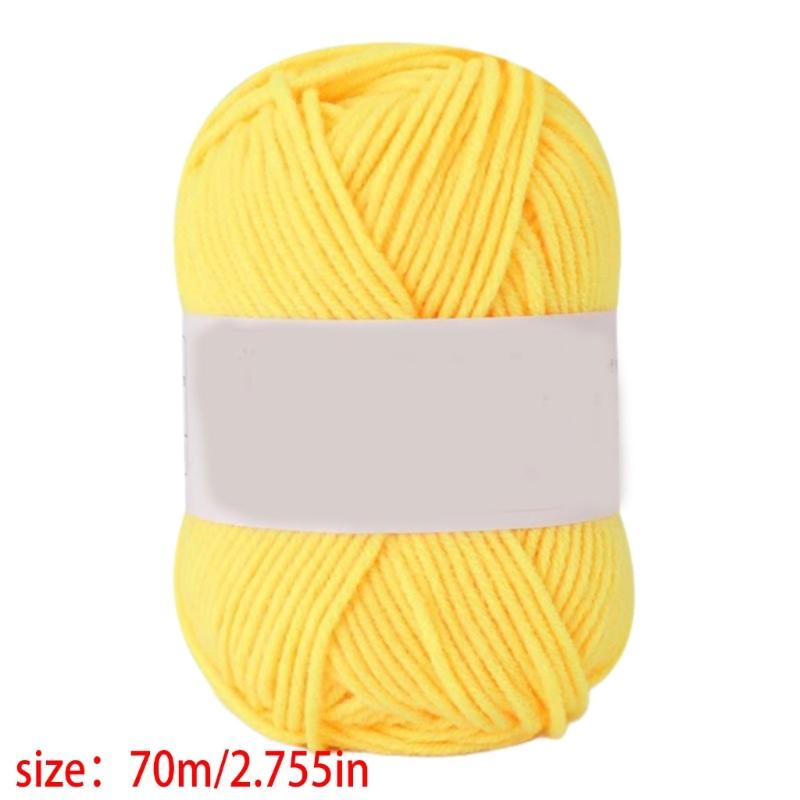 Farbige Garne Einfarbige Garne für Strickbegeisterte Do-It-Yourself-Garn Strickwaren für Babykleidung und Heimdekorationen