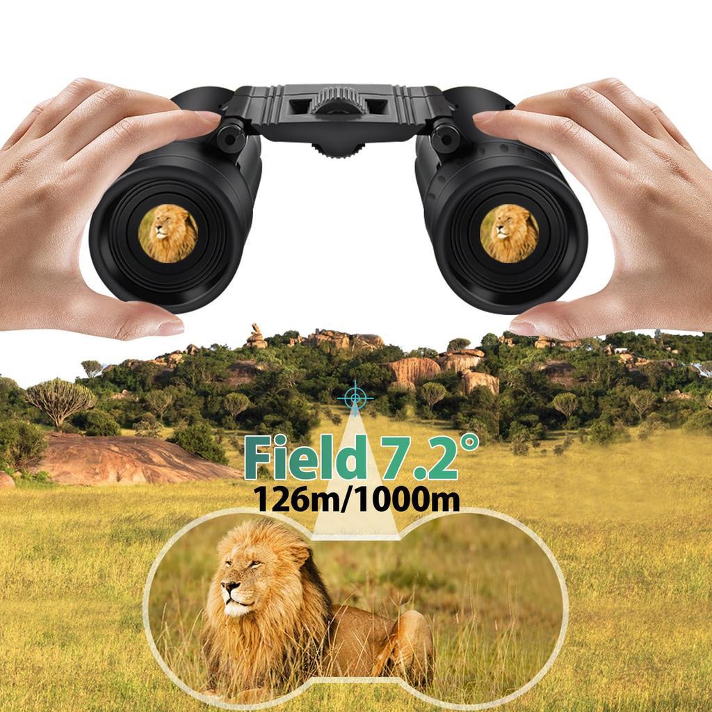 Binoculars Opera Glasses for Live Performances Dome 10x Theater Bird Watching Small Concerts High Magnification Wild Bird Observation Baseball