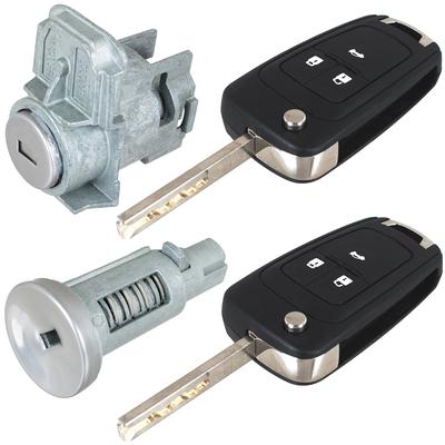 Opel Vectra C 02-09 Fahrertür Schlosszylinder + Zündschlosszylinder + 2 Schlüssel mit Elektronik 4 Stk.. einstellen
