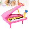 23 Key Electronic Piano Toy Multifunctional Toddler Learning Piano with Microphone 15 Demo Songs