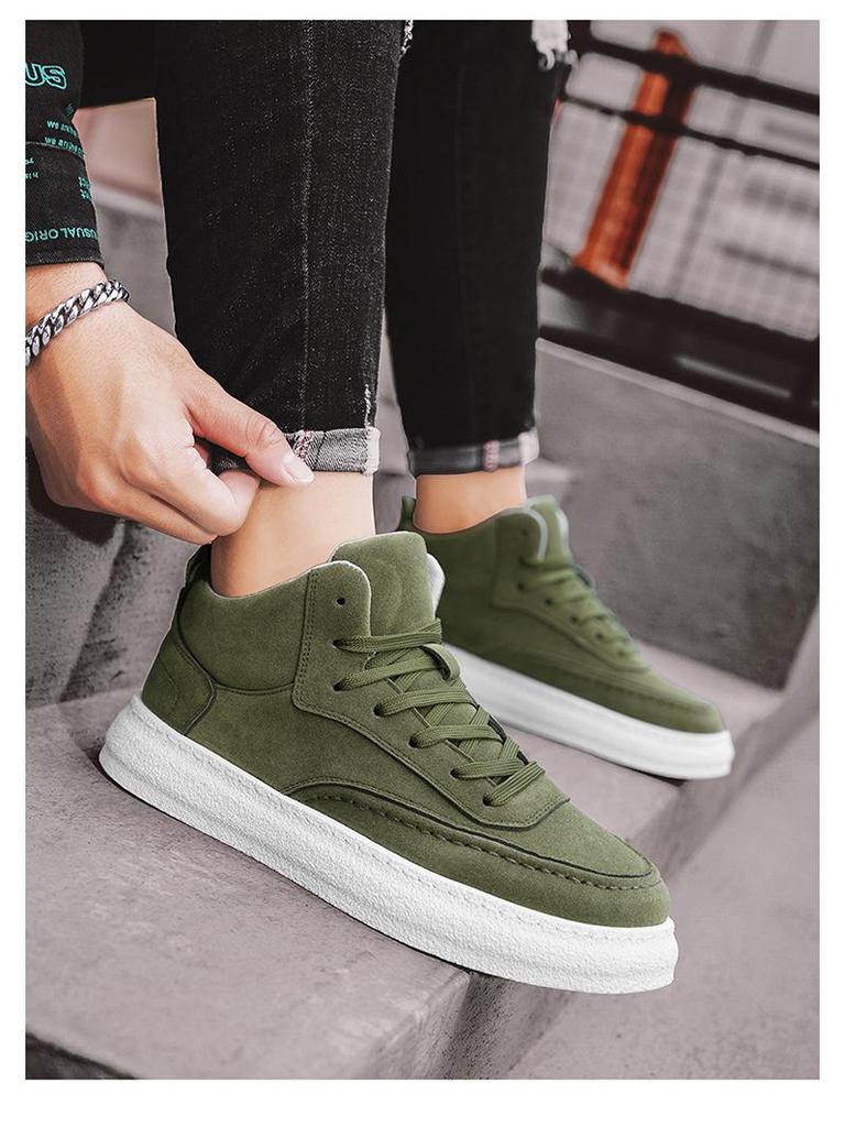 Herren Frühjahr 2025 Trendige Koreanische High-Top Slip-On Sneaker Lässig Vielseitig Sportschuhe