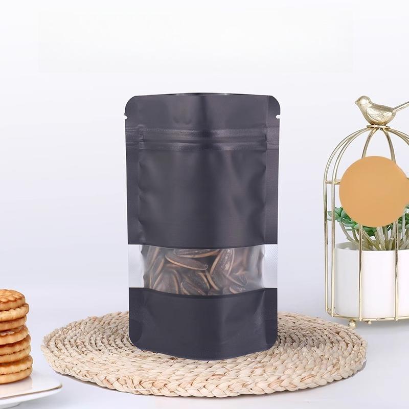 Window Independent Aluminum Foil Sealed Bag, Color Moisture-proof and Light Proof Flower Tea Nut Packaging Bag, Candy and Snack Sealed Bags