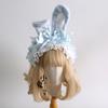 Original Multi-color Lolita Cute Rabbit Ear Headband Polka Dot Bow Rabbit Kc Cute Rabbit Headband Hairpin Hair Accessories