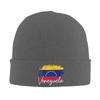 Venezuela Vintage Flag Venezuelan Pride Roots Knitted Hat Caps Unisex Gym Beanie Hats Autumn Pattern Thermal Elastic Bonnet Hats