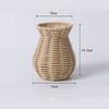 Handmade Woven Vase Imitation Rattan Flower Plant Potted Flower Basket Bouquet Holder Wedding Home Office Table Decorative