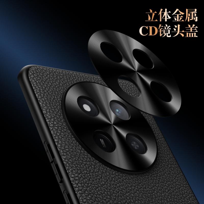For Honor X60 X50 X40 GT Pro Litch Style Genuine Leather Case CD Pattern Full Camera Lens Protection Matte Soft TPU Cover