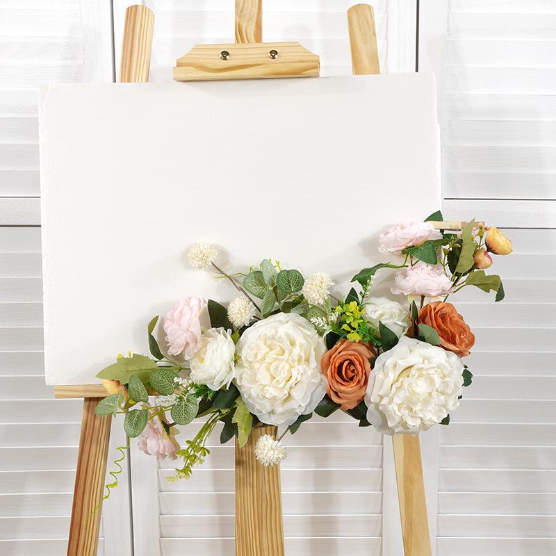 Cross-Border New Artificial Flower Garland for Home, Wedding, Birthday Party, Hotel Scene Decoration and Hanging Ornaments