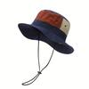 Cappello da Pescatore Parasole Asciugatura Rapida, Ampia Visiera, Cappellino Estivo Traspirante per Uomo e Donna, Cappello per Attività all'Aperto, Cinturino Regolabile
