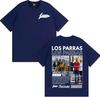 Rock Band Los Parras Tour 2025 Magliette Grafiche Unisex Moda Donna Hip Hop Streetwear T-shirt 100% Cotone T-shirt Larga Oversize