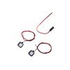 LED Toy Car Lights Remote Control Car Spotlights with Adjustable Metal Bracket 12mm Diameter RC Car Flashing Light