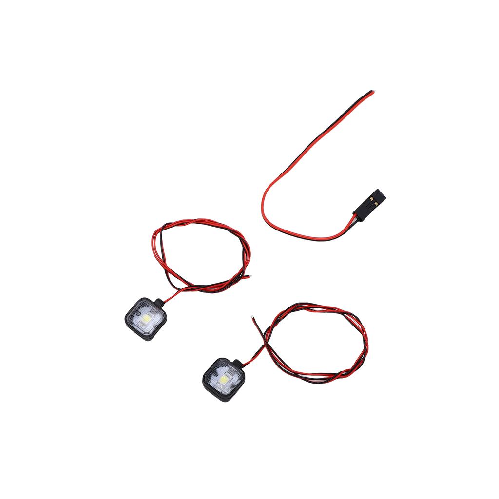 LED Toy Car Lights Remote Control Car Spotlights with Adjustable Metal Bracket 12mm Diameter RC Car Flashing Light