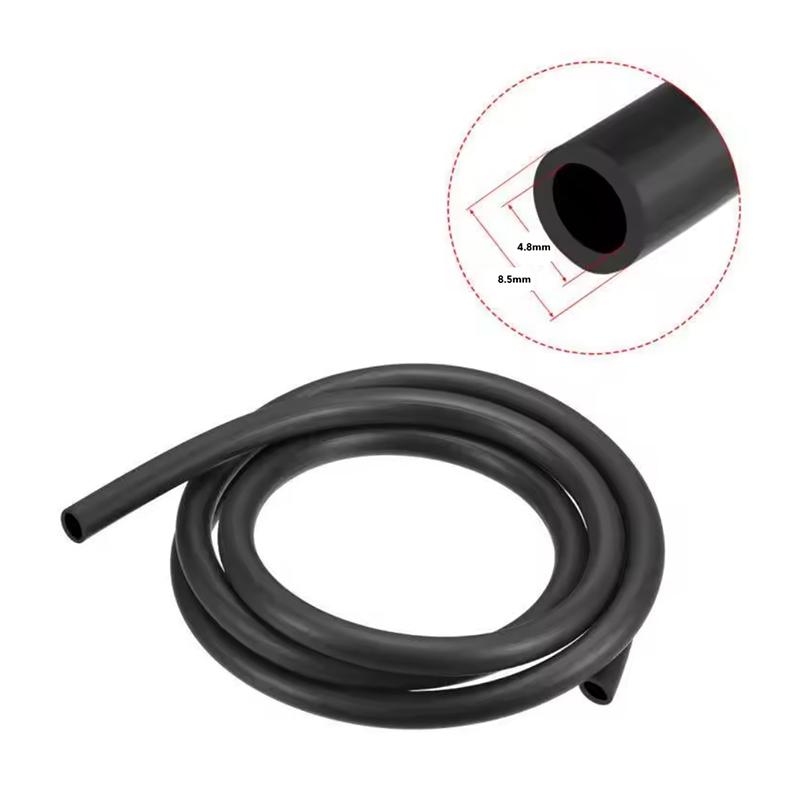 Universal 5-8mm Fuel Filter Kit with Hose & Clips - Reusable Inline Gas Petrol Filter for Motorcycle ATV Dirt Bike Scooter