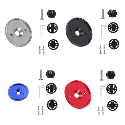 Aluminum Alloys Cycling Mount Quickly Install Bicycles Stem Caps Adapters for Cycling Computer Stability