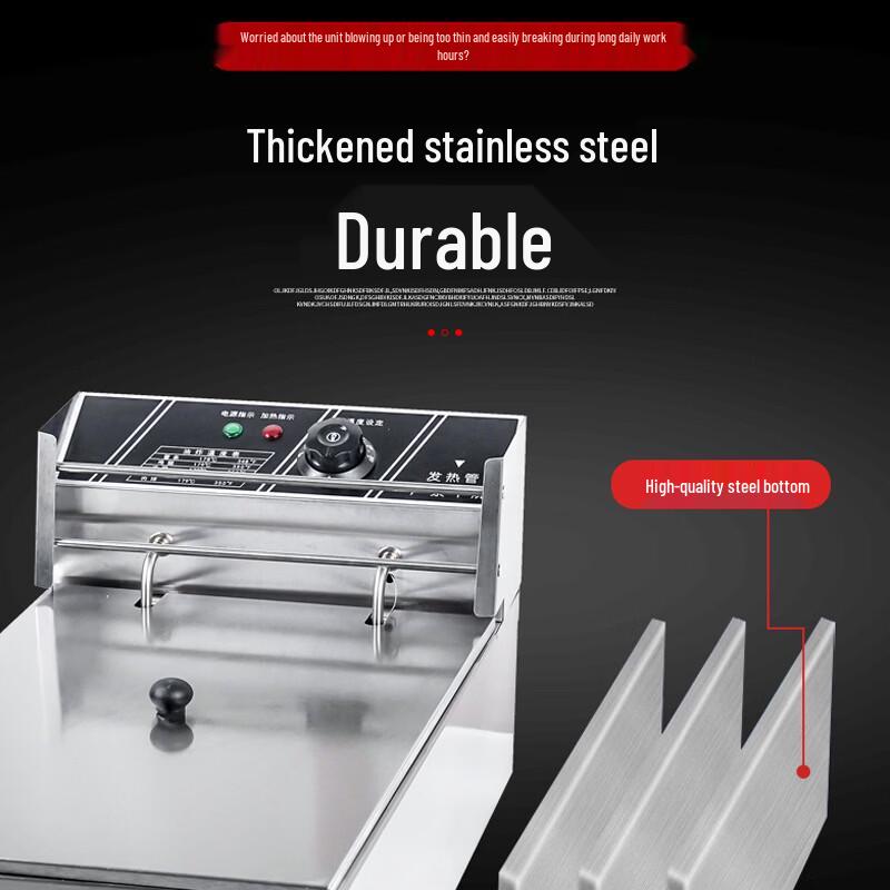 Double Tank Commercial Electric Deep Fryer