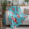 Soft Throw Blanket Cozy Flannel Fleece Blanket Warm Sherpa Blanket Queen Size Bedspread Lightweight Home Decor Gift Idea
