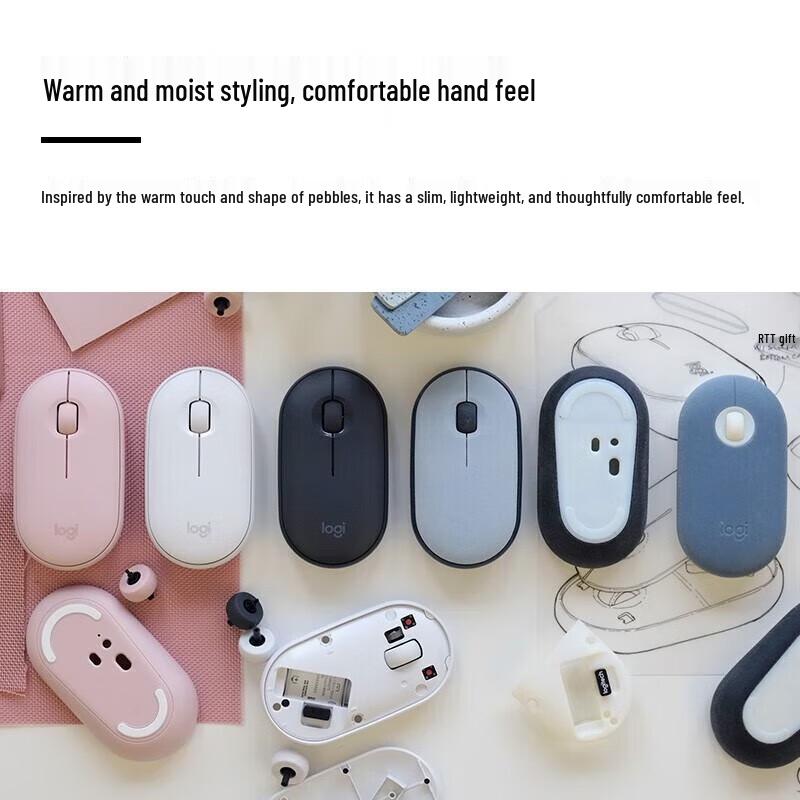 Logitech Pebble M350 Dual-Mode Wireless Silent Mouse