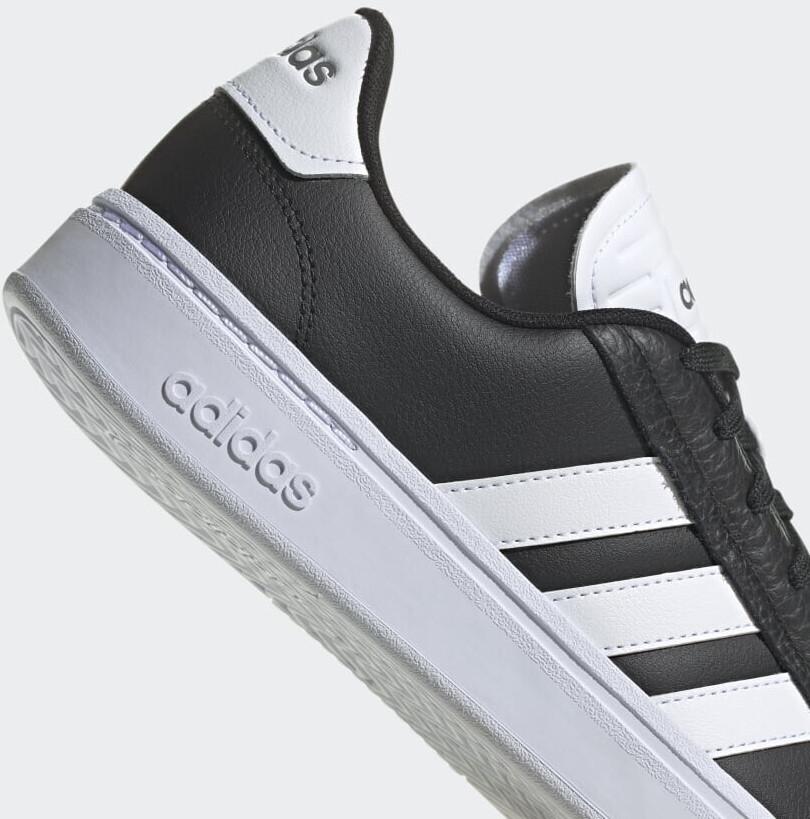 Кроссовки Adidas Grand Court Alpha core black/cloud white/iron metallic