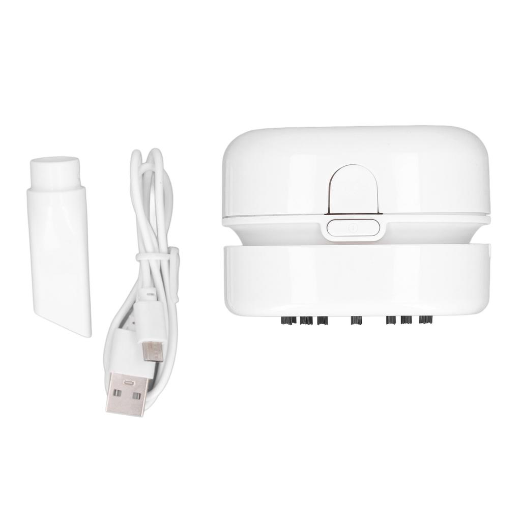 Desktop Vacuum Easy USB Charging Nylon Brush Practical Nozzle Desk Vacuum for Family