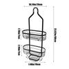 Bathroom Shower Hanging Rack,Stainless Steel Over Shower Head Caddy,Multifunctional Shower Rack For Storage Of Bath Products,Soap,Towels,Toiletries