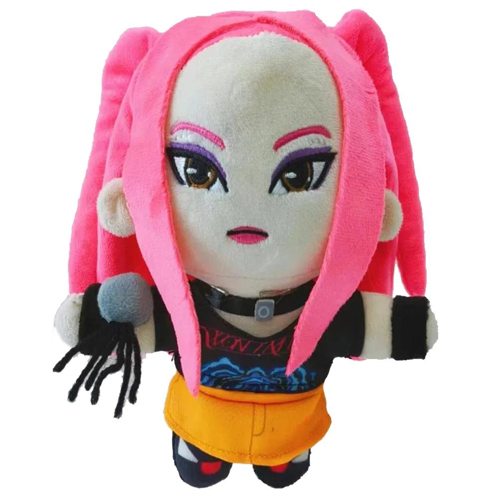 =NEW Anime Kpop Demons Hunters Plush Cute Purple Tiger Black Hat Magpie With 3 Eyes Monster Hunt Girl Group Doll For Fans Gifts