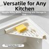 Waterproof Sponge Drying Rack Punch-free Sink Drain Shelf Dishcloth Sponge Stand  Kitchen Use