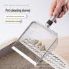 Stainless Steel Multipurpose Mesh Shovel for Cat Litter, Beach, Garden, and Chicken Feed