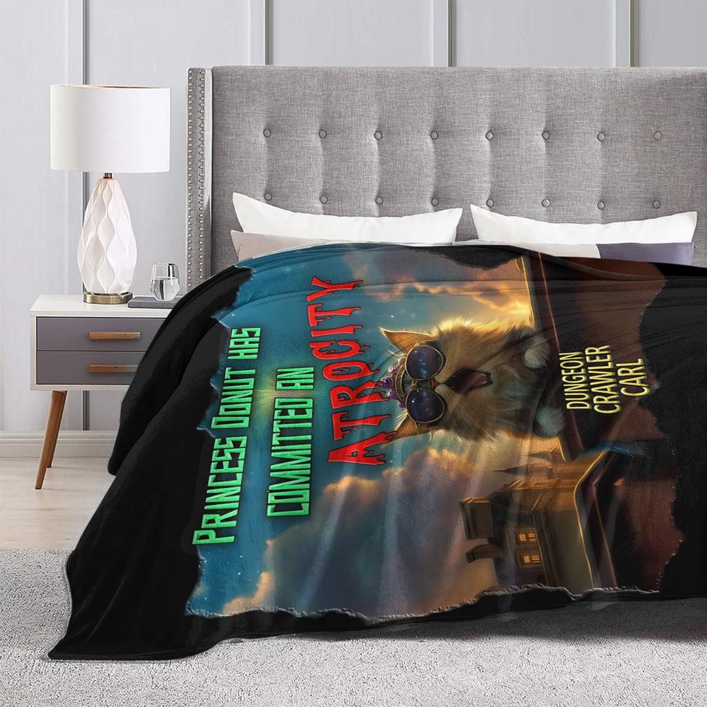 Dungeon Crawler Carl Princess Donut Has Committed an Atrocity! Plush Blankets Throw Blankets for Home Rug Piece,