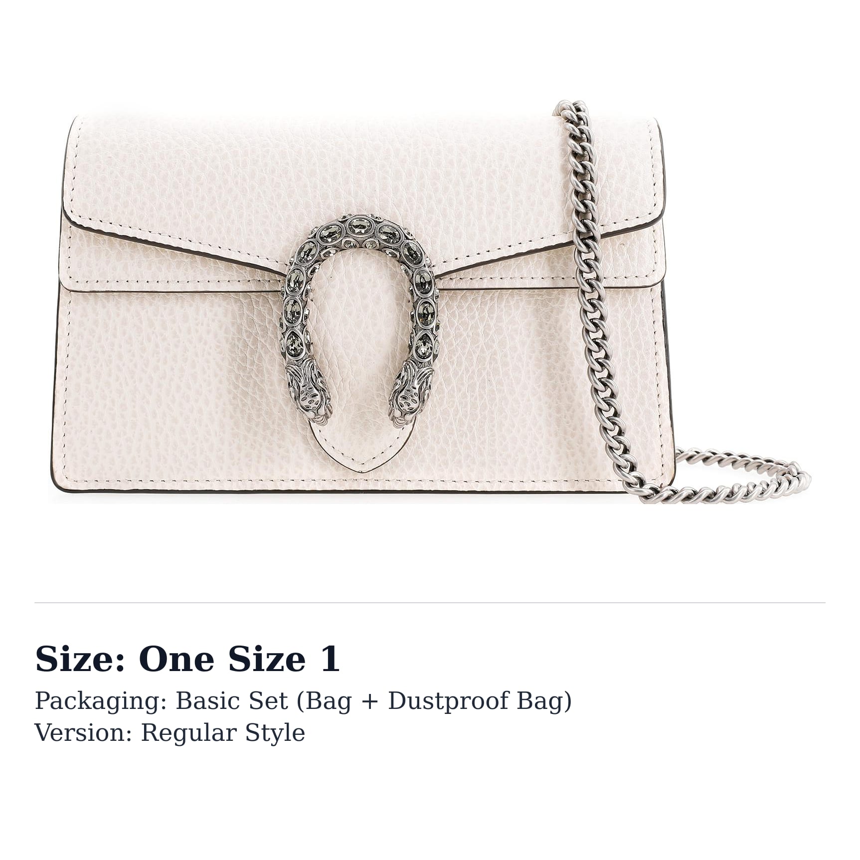 GUCCI Dionysus Leather Flap Bag Shoulder