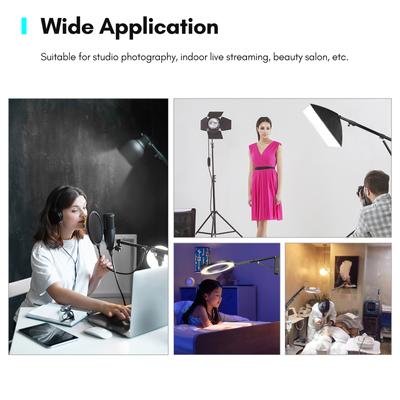 Wall Mounting Triangle Boom Arm Light Stand for Photography Strobe Light Monolight Softbox