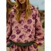 European American Floral 3d Print Hoodie Women Fashion Bohemia Casual Hoodie Streetwear Sweatshirt Women Clothes Top