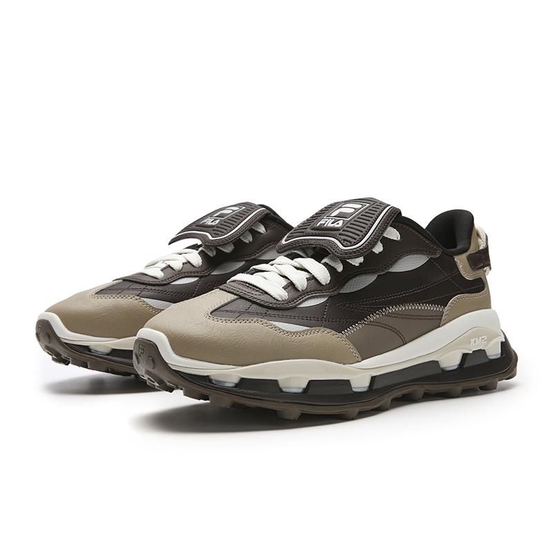 Men's Sneakers FILA KM2 Low top Casual Shoes Men's Coffee Brown